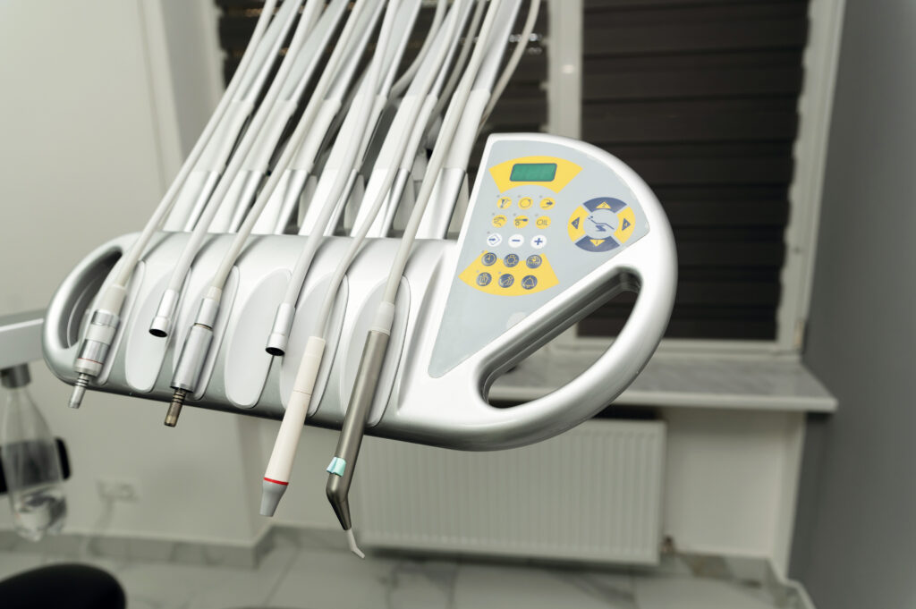dental drill. Control Panel. dental clinic. modern medicine. dental office. technologically new dental drills